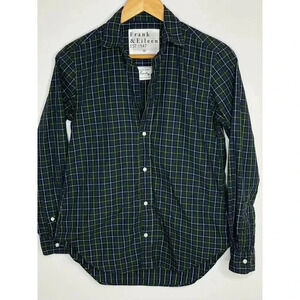 Frank & Eileen women’s plaid shirt size XS Green/Blue